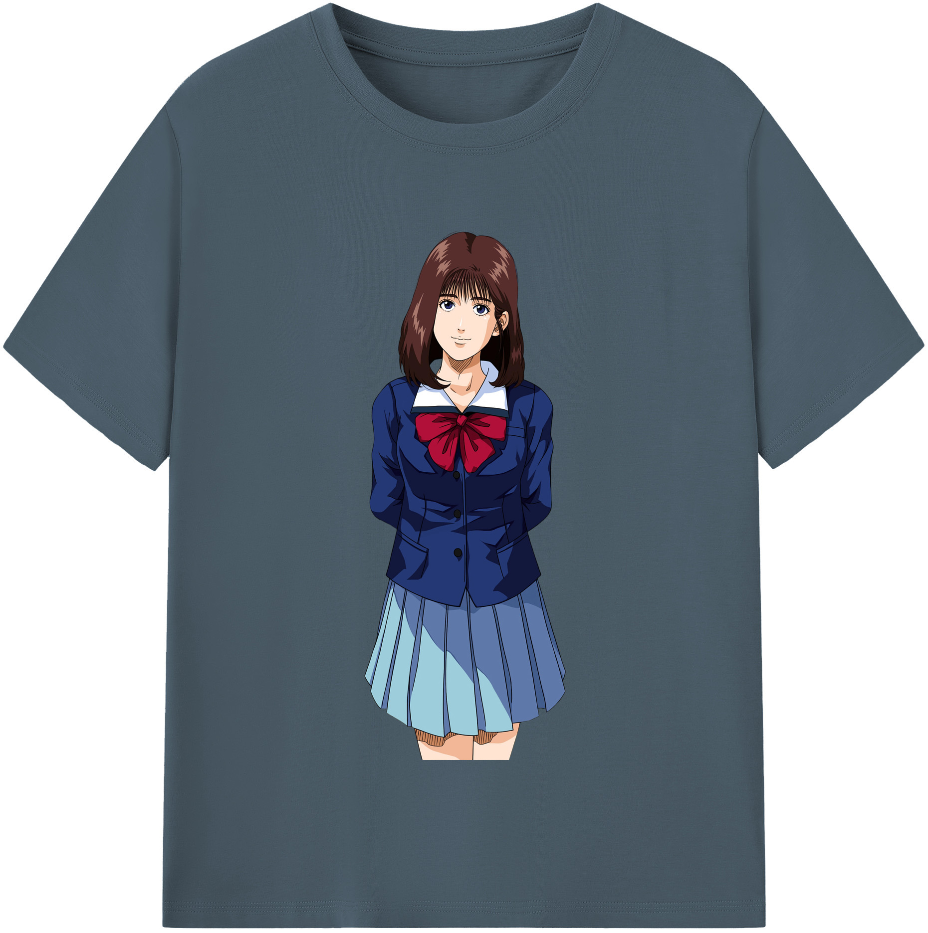 SLAM DUNK／スラムダンク 綿100％半袖Tシャツ（フロントプリント）